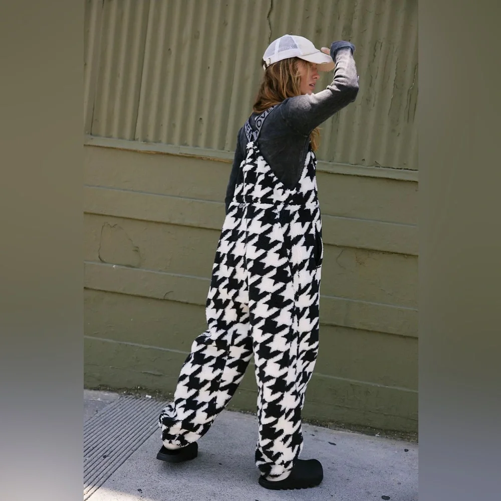 NWT Free People Movement Hit The Slopes Printed Salopette - Picture 3 of 16